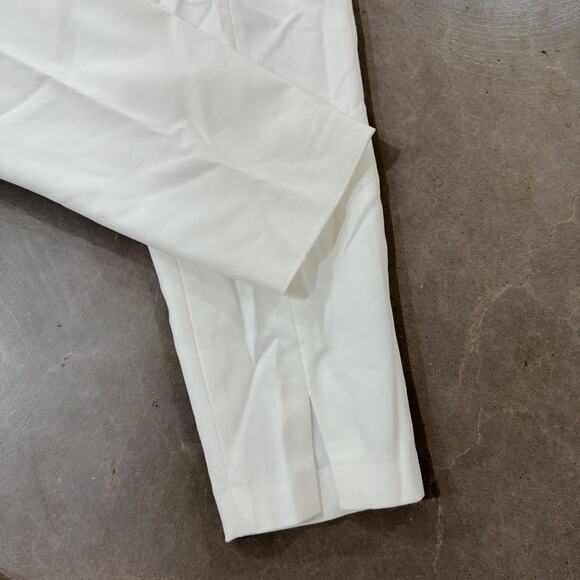 Vince Camuto Essentials Slim Leg Stretch Slit Ankle Pants Ivory Plus Sz 14W NWT - Picture 6 of 12